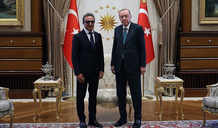Cumhurbaşkanı Erdoğan, Chobani firmasının kurucusu ve CEO'su Ulukaya'yı kabul etti