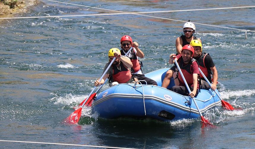 Yozgat'taki Çekerek Rafting Parkuru doğaseverleri ağırlıyor