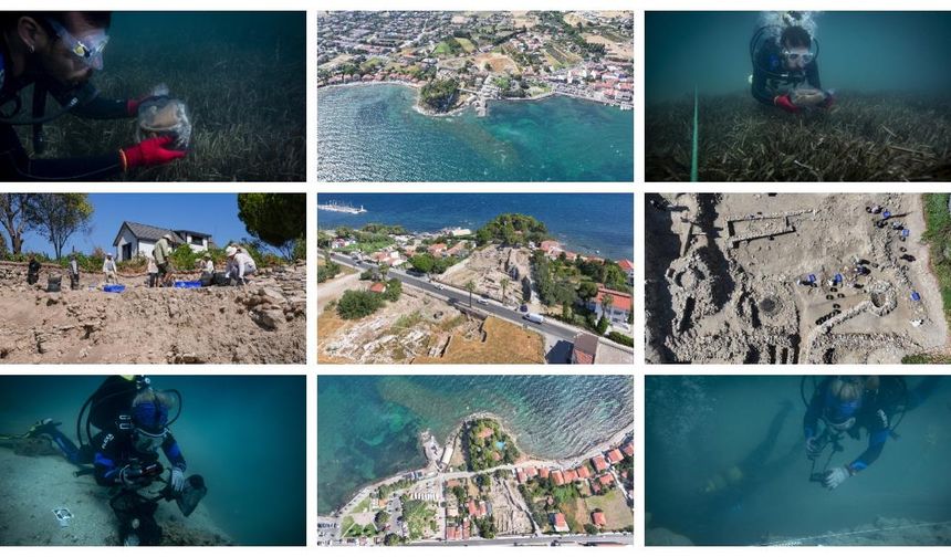 Dalgıç arkeologlar, su altında 7 bin yıllık limanda yeni keşifler için çalışıyor