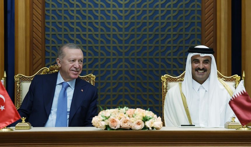 Katar Emiri Al Sani: Türkiye ile tarihi ilişkiler ve örnek iş birliğimiz istikrarlı şekilde ilerliyor