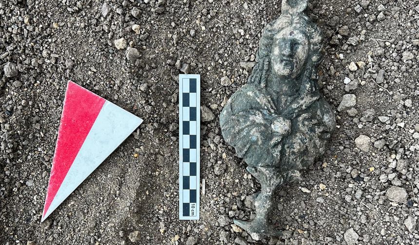 Satala Antik Kenti'nde Mısır Tanrıçası İsis'in bronz büstü bulundu