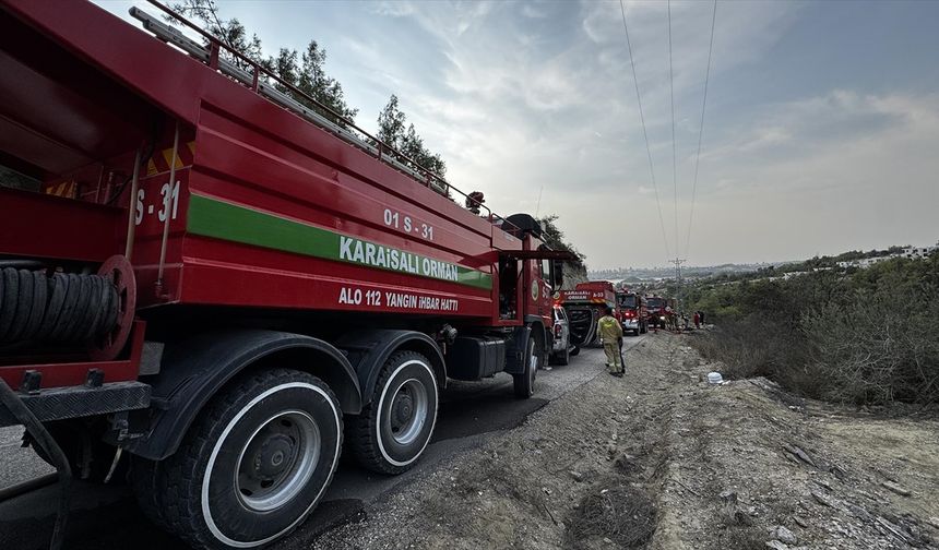 Adana'da çıkan orman yangını söndürüldü