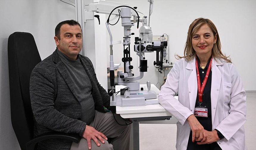 Kornea nakliyle görme yetisini yeniden kazandı