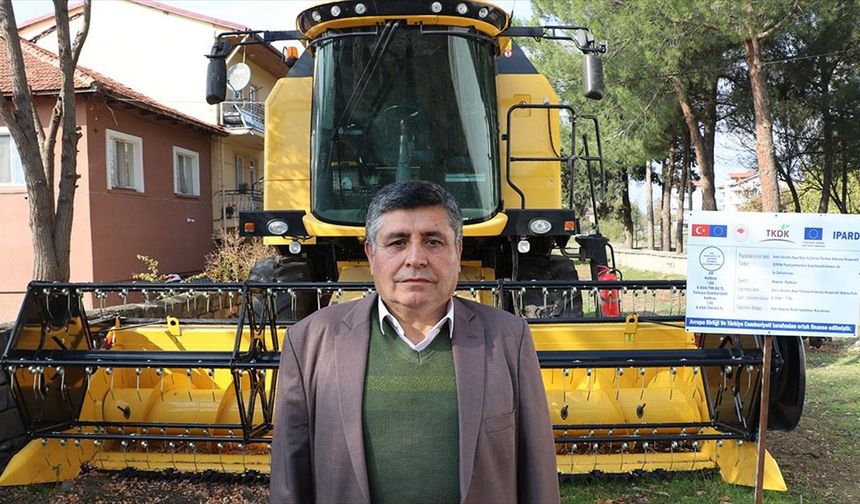 Kütahya'da kooperatif üyeleri yeni tarım makineleriyle üretimi artıracak