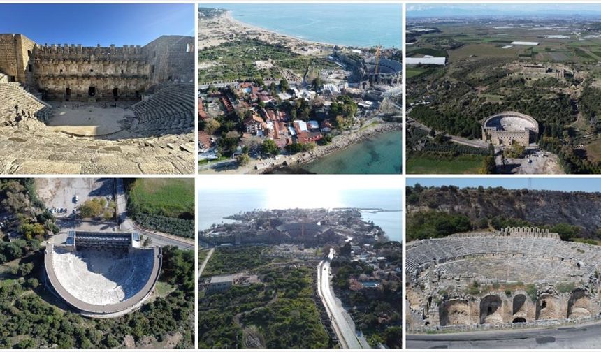 Antalya'nın kültür hazineleri anıtsal antik tiyatrolar tarihe tanıklık ediyor