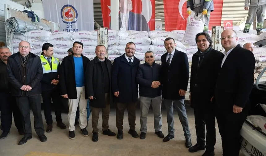 Denizli'de 798 üreticiye kompoze gübre desteği