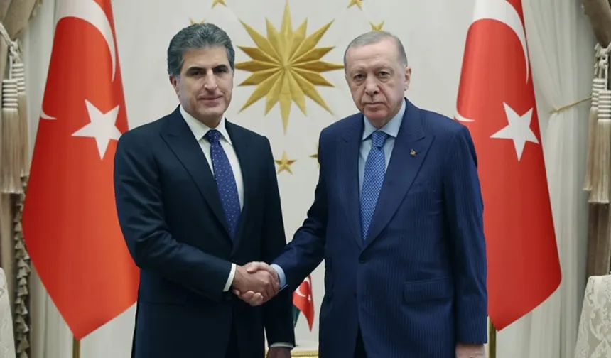 Erdoğan ile Barzani görüşmesinde 'Terörsüz Türkiye' vurgusu