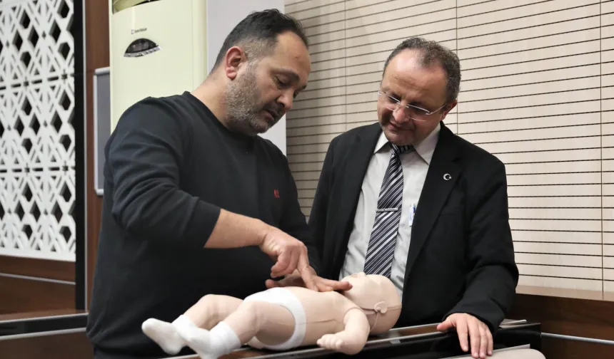 Keçiören Belediyesi personeline 'ilk yardım' eğitimi