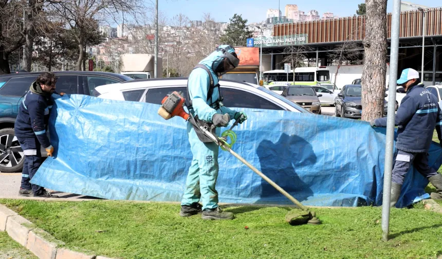Kocaeli Büyükşehir'den çevre bakım faaliyetlerinde hassas çalışma