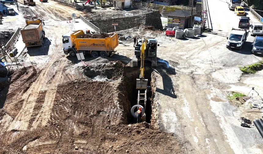 Trabzon Dernekpazarı'nda altyapı seferberliği